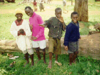 Street children of Kericho, Kenya in Africa